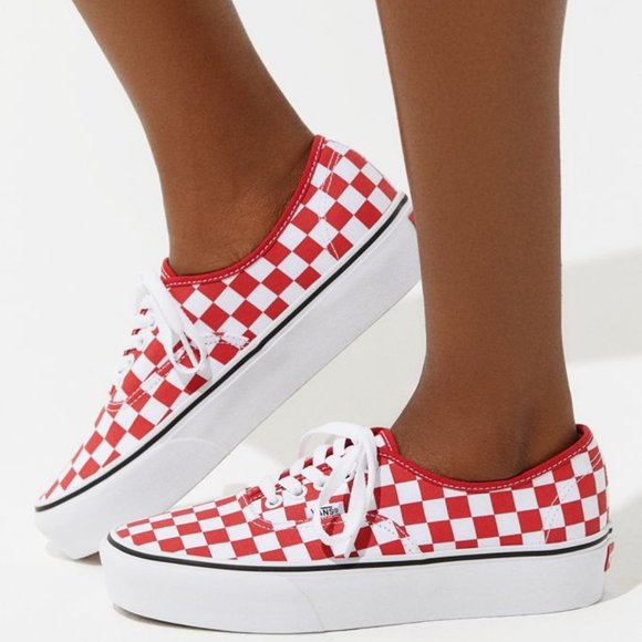 red vans platforms